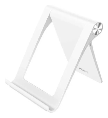 Soporte Celulares Escritorio Y Tablet Metal Stand Blanca