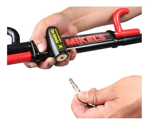 Baston Antirrobo Havyduty Mikels Bhd-37 2 Llaves 16600156