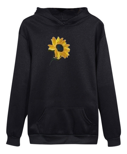 Blusa L For Mujer, Sudadera Con Estampado De Girasoles Nq9l