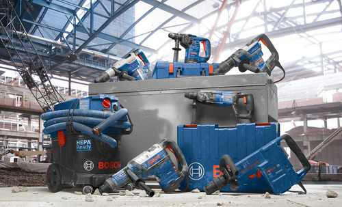 Martillo De Demolición Bosch 11316evs, 14 Amperios, Sds-max,