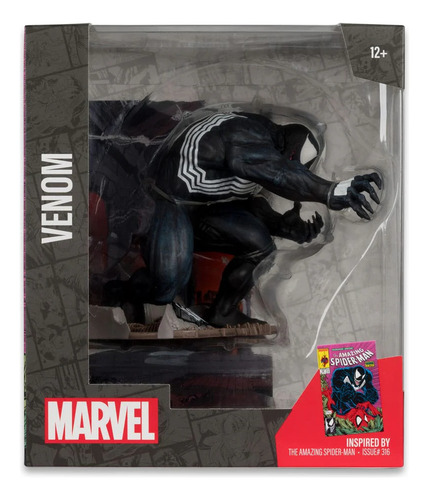 Estatua Mcfarlane 18 Marvel Collection Spiderman Venom 14768