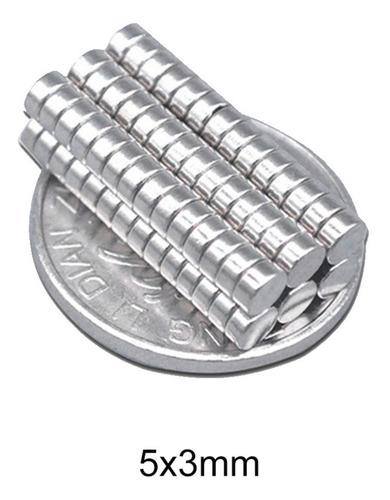 Iman De Neodimio 5 X 3 Mm (5 Unidades)