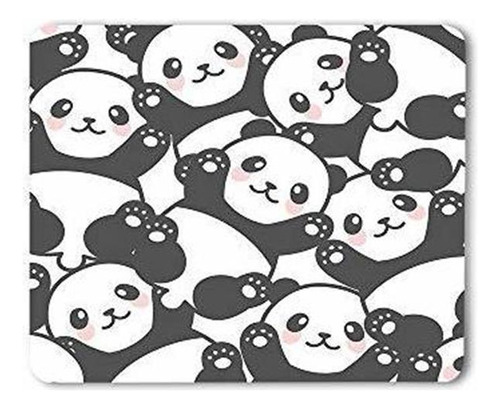 Moslion - Alfombrilla De Ratón Con Diseño De Panda Y Sonris