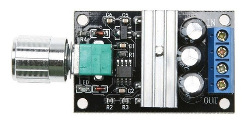 Regulador De Velocidad Motor Dc Pwm 3 A 6-28 V Cmprodemaq