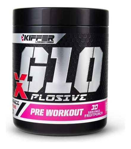 Pre Entreno G10 Xplosive Intenso 30serv Kiffer - Fruit Punch
