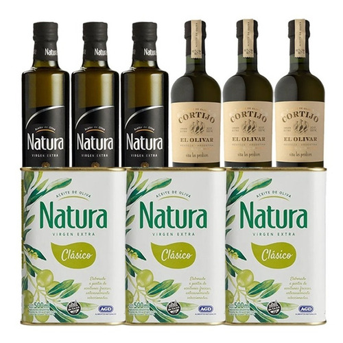 Aceite Oliva Extra Virgen Perdices Natura Premium Mix X9