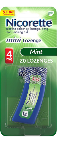 Nicorette Mini Pastillas De Nicotina De 4 Mg Para Dejar De F