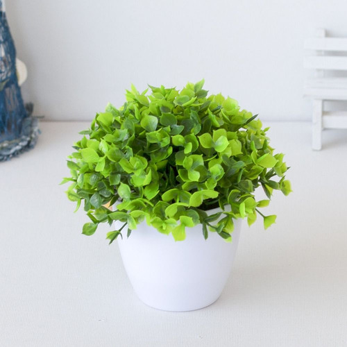 Centros De Mesa Artificiais De Bonsai E Eucalipto