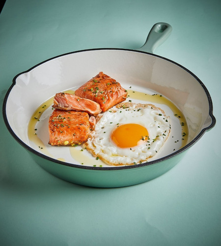 Imagen 4 de 4 de Sartén 25cm Hierro Esmaltado - Maestro De Cocina
