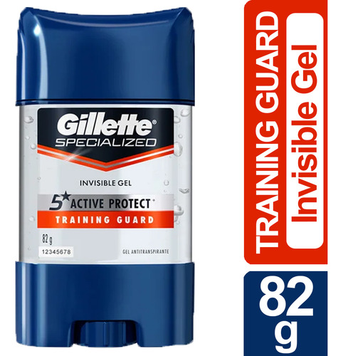 Desodorante Gillette Training Guard Gel X5 Unid