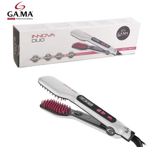 Cepillo Antifrizz Ion De Cabello Planchita D Pelo Gama (130) - Garantia Oficial - Alisado Anti Frizz - Sano Y Brillante