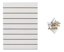 Comprar Panel Ranurado Mox 65 X 91 Cm  + 20 Ganchos Blisteros 15 Cm