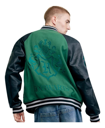 Chamarra Slytherin Harry Potter Hpsl De Hombre