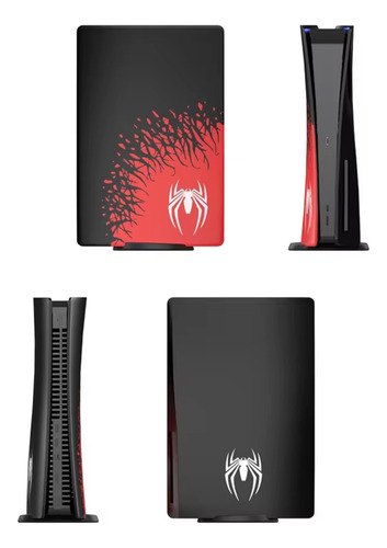 Carcasa Cubierta Ps5 Fat Disco Edición Spiderman + Regalo Rojo Ps5 Fat Skin Spiderman