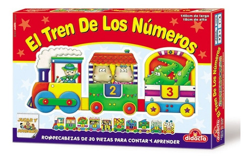 Tren De Los Números Juego De Mesa Didacta - Espacio S