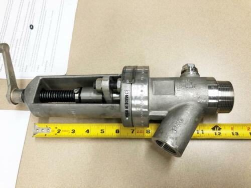 Fetterolf Schuf 1-1/2 X 1 Sampling Valve, Stainless St Ttv