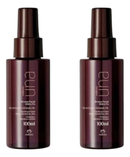 Bruma Facial Hidratante Y Reparadora Natura Una, 100 Ml