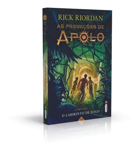 Livro O Labirinto De Fogo Série As Provações De Apolo Vol 3