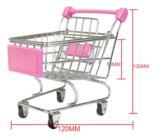 3pcs Mini Carrito De Compras For Niños Jugete De Tienda -