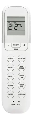 comprar Control Generico Minisplit Aire Acondicionado Para Midea Mirage X2 X Max X Life Rg36b4 Bge