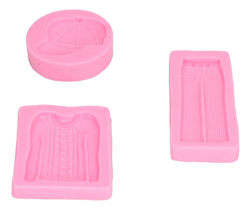 Moldes Para Fondant, 3 Unidades, Fáciles De Llevar, Lavables
