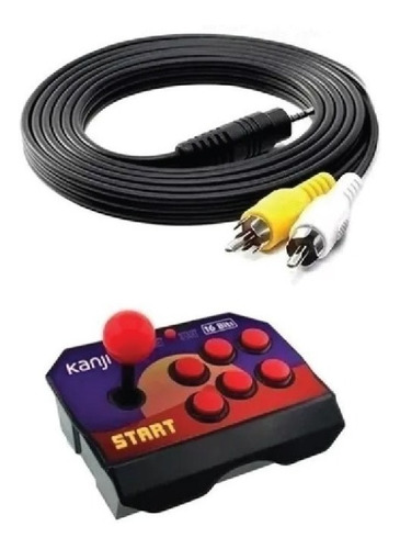 Imagen 2 de 2 de Consola Kanji KJ-Start color negro y rojo
