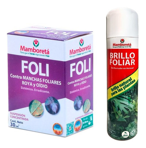 Mamboretá Foli 30cc Con Abrillantador De Hojas