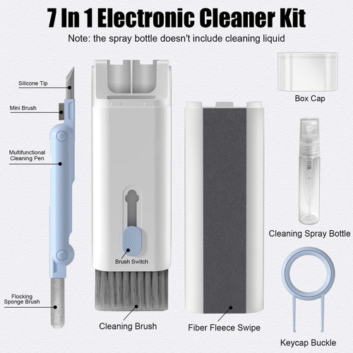 Kit De Limpieza Electrónica 7 En 1, Kit De Limpieza