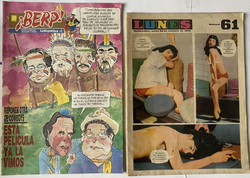 2 Revistas Humor Uruguayo, Lunes Y Berp, Cr7