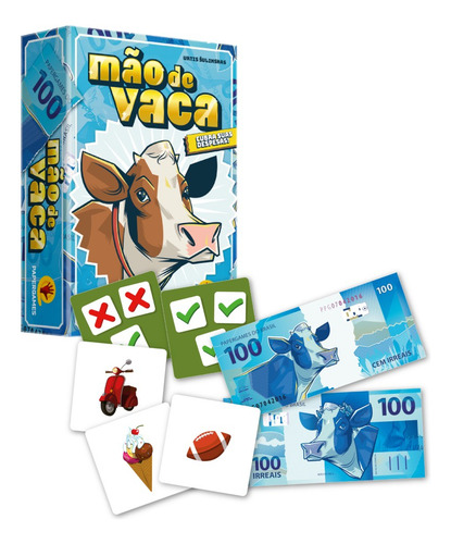 Jogo De Cartas Mão De Vaca Ppg-j086 Jogo Familiar Papergames