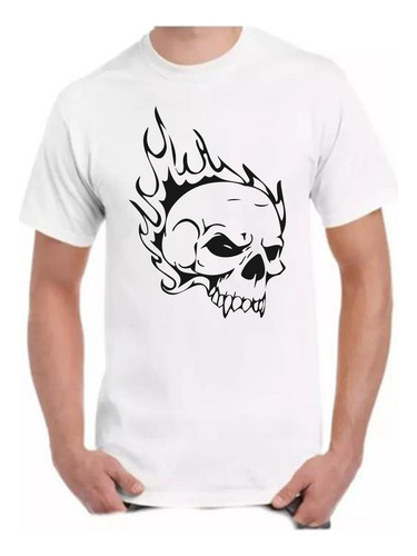 Franela Calaveras Skull Full Modelos Calavera 100% Algodon