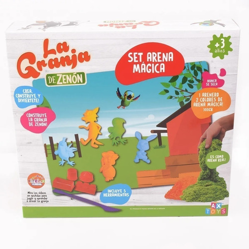 Imagen 4 de 5 de Masa Arena Mágica Set Granja De Zenon C/accesorio Original