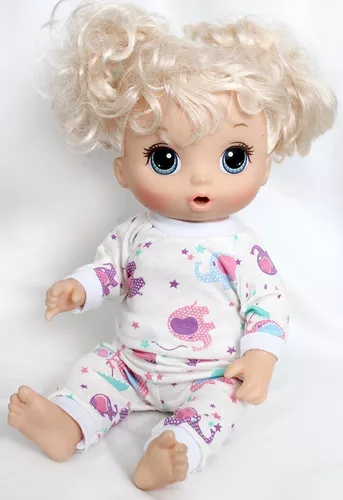 Roupinha Roupa P/ Boneca Baby Alive Pijama Malha