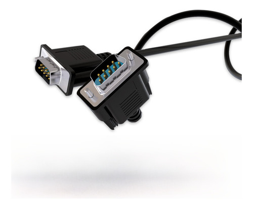 Cable Serial Db9 De 20 Metros, Complete Macho A Hemb