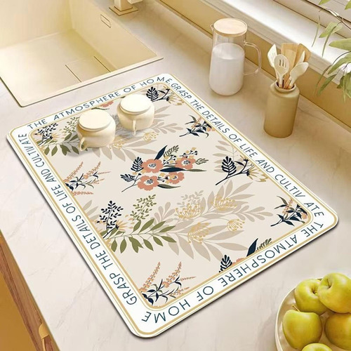 Alfombrilla Para Secar Platos Alfombrilla De Drenaje Superab