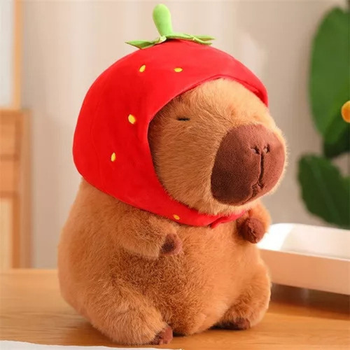 Capybara Night Light + Capibara De Peluche Con Forma De Fres