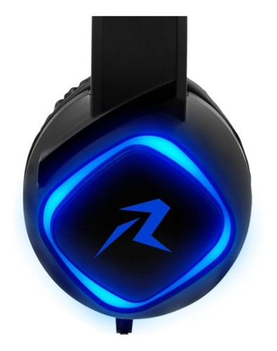 Audífonos Gamer Hd Micrófono Luz Led Aux. 3.5mm Redlemon Color Negro