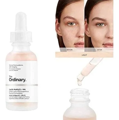 Solución Exfoliante The Ordinary Lactic Acid 5% + Ha 30 Ml