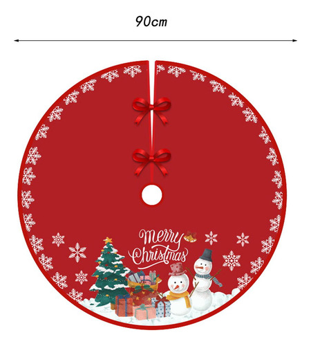 Falda De Árbol De Navidad Adornos Navideños Estilo D