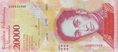 Billete 20.000 Bolívares 2017 De Colección Nuevo Venezuela