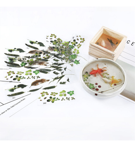 Diy Crystal Epoxy Resin Hand-painted Stickers