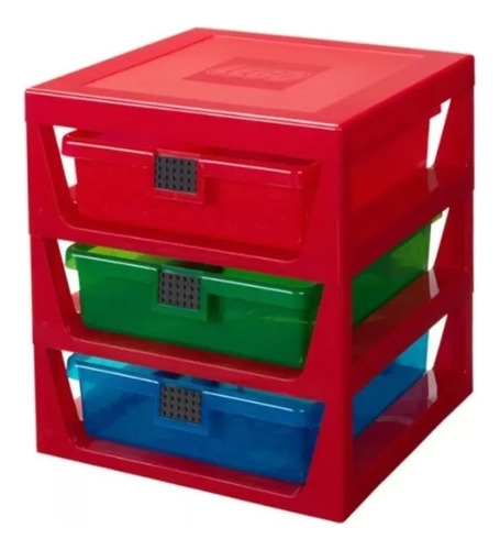 Lego Organizador De Juguetes 3 Cajones Estantes Mesa Red