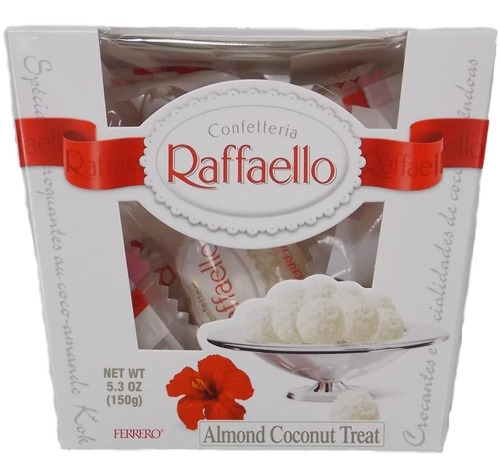 Caja Chocolates Ferrero Raffaello En 6 Estuches Con 150gr