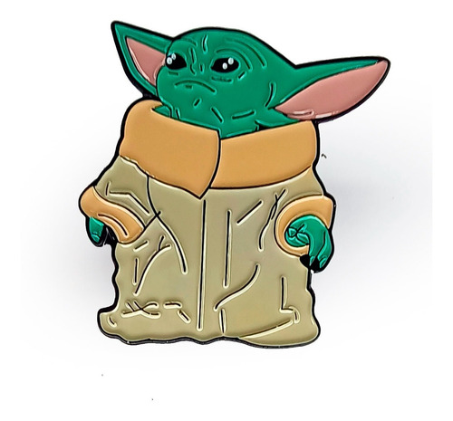 Pin Star Wars  Mandalorian Grogu 4 X 3.3 Cm Pi07