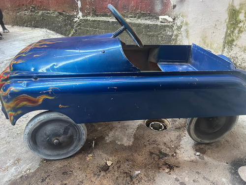 Carrito Pedales Apache Acapulco Lámina Gruesa Funcional Azul (Usado)