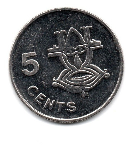 Islas Salomon Moneda 5 Cents Año 1996 Km#26a Sin Circular