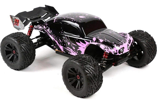 Carrocería Rc Personalizada Summitlink 1/10 1/8 Rosa Negra