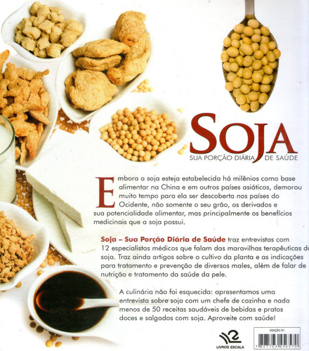 Livro De Receitas Soja Sua Porção Diária De Sáude - Jeanne Margareth 