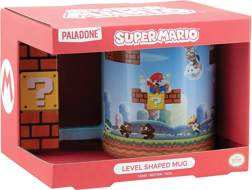 Caneca Temática Super Mario ( Level Shaped Mug ) - Oficial!!
