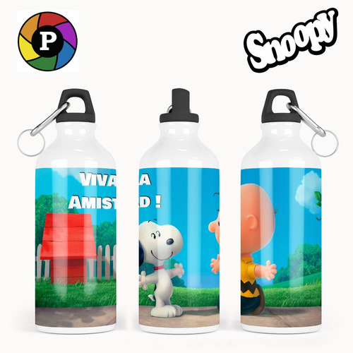 Botella Deportiva Snoopy Charlie Brown - Varios Modelos